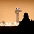 Flughafen bei Nacht