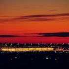 Flughafen Berlin im "Abendglanz"