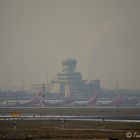 Flughafen Berlin Tegel im Nebel