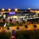 Flughafen Bremen bei Nacht