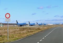 Flughafen Frankfurt -  Landebahn NW - Abstellplatz