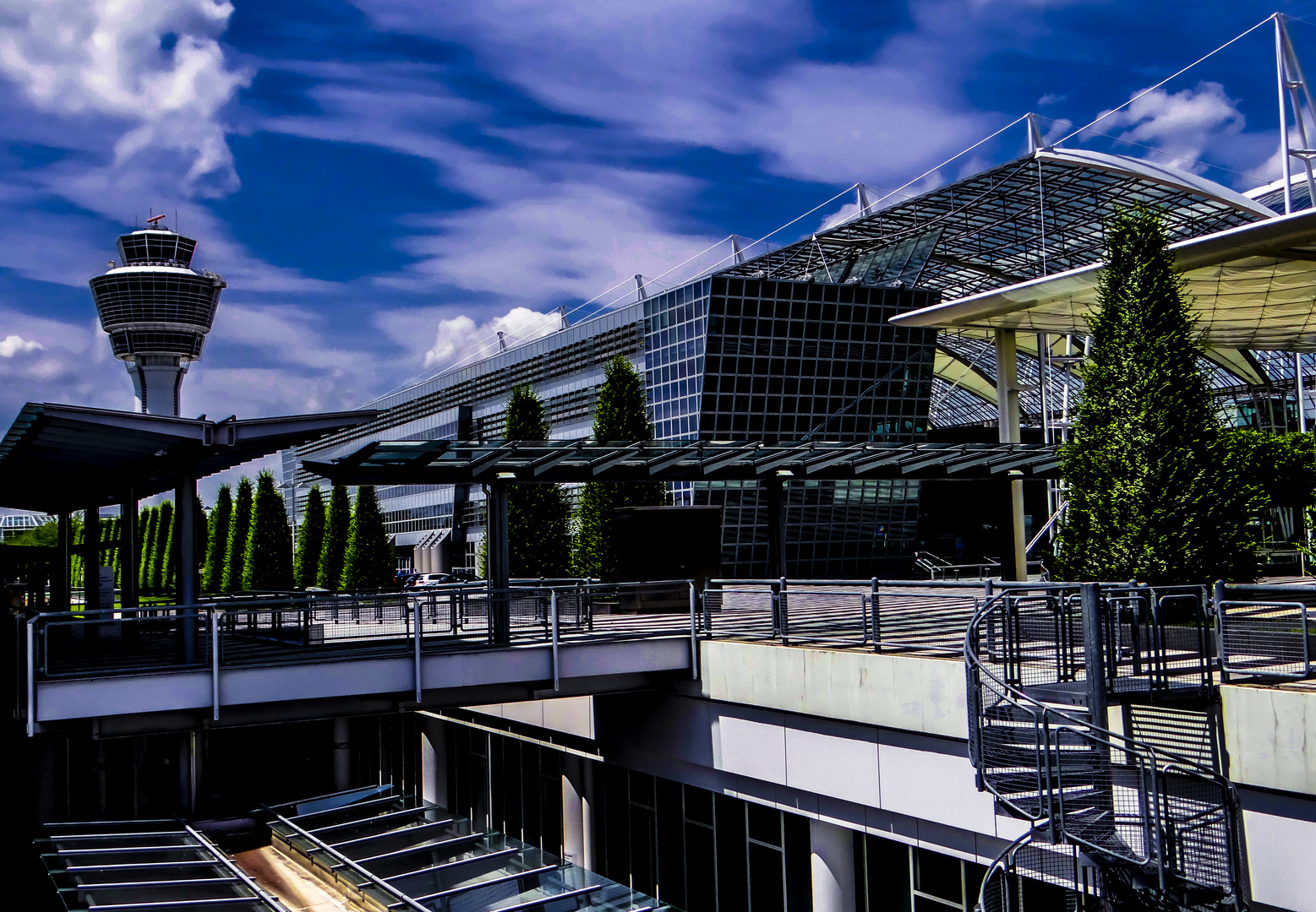 Flughafen 'Franz Josef Strauß' München im Erdiger Moos