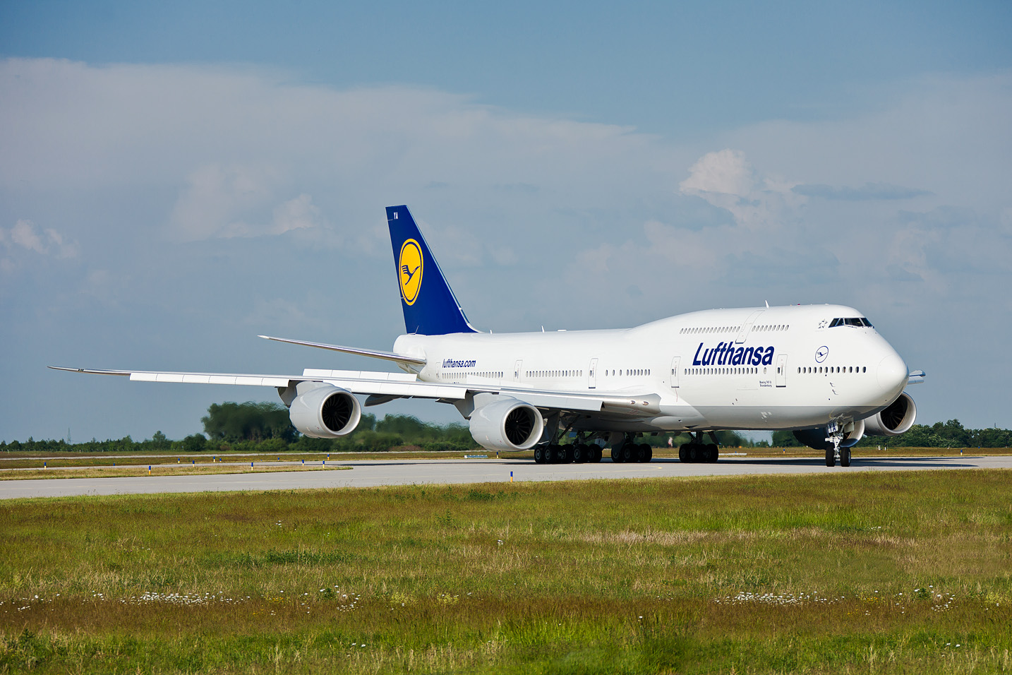 Flughafen Halle-Leipzig / Boing 747-8 "Brandenburg"