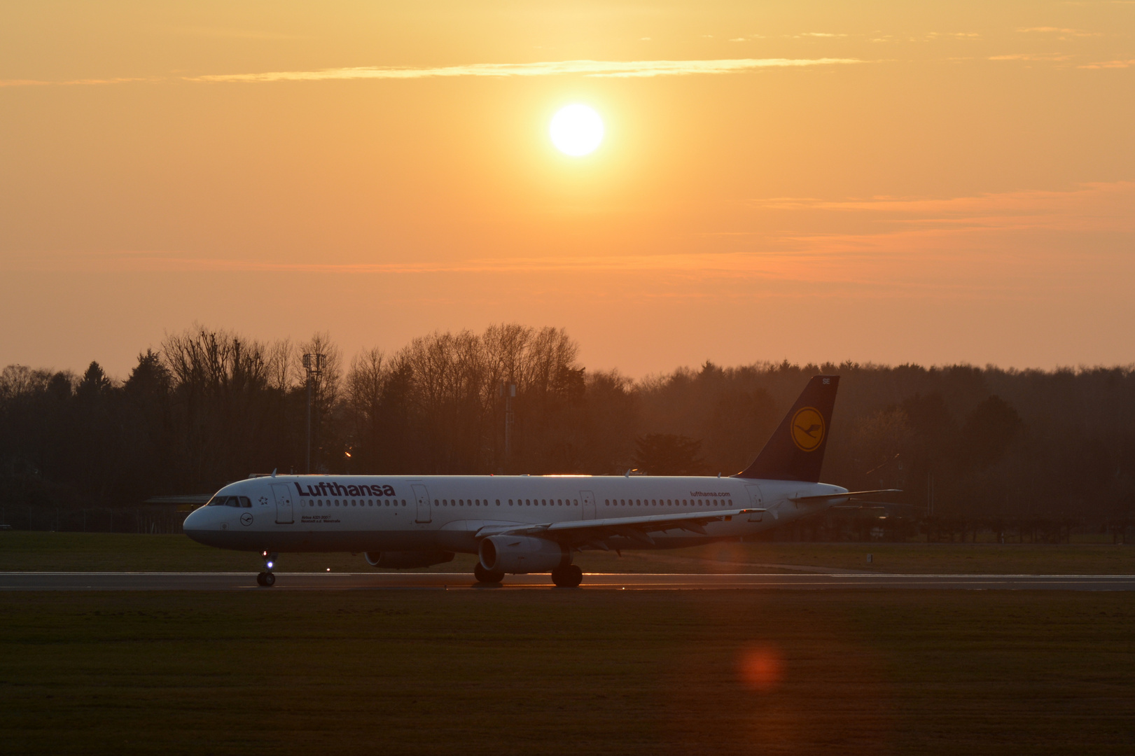 Flughafen Hamburg 17.03.2015 Lufthansa Airbus A321-200 Neustadt a.d. Weinstraße