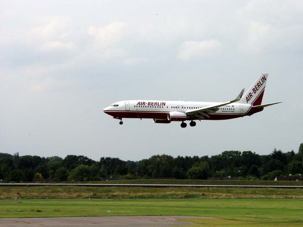 Flughafen Hamburg - Landeanflug