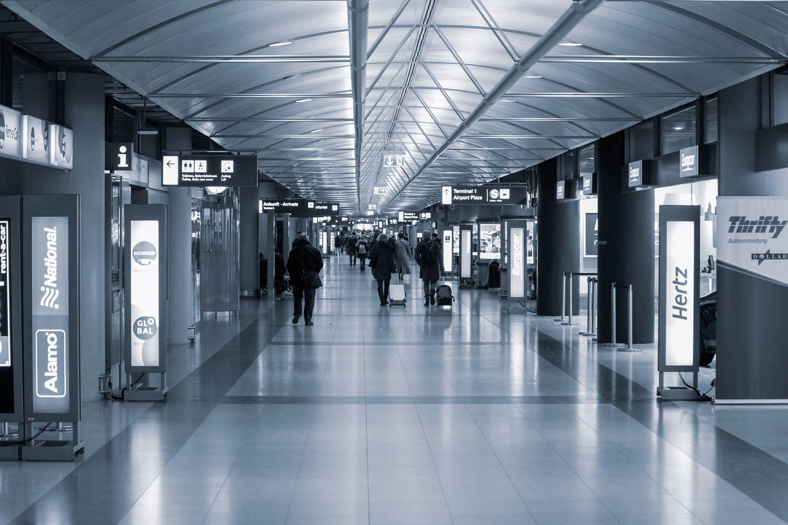 Flughafen Hamburg Shoppingmeile Foto Bild Architektur Bw Hamburg Bilder Auf Fotocommunity