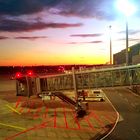 Flughafen Hannover bei Nacht   ( Hannover Airport at Night )