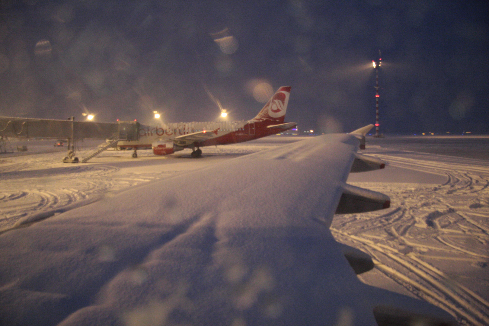 Flughafen im Schnee