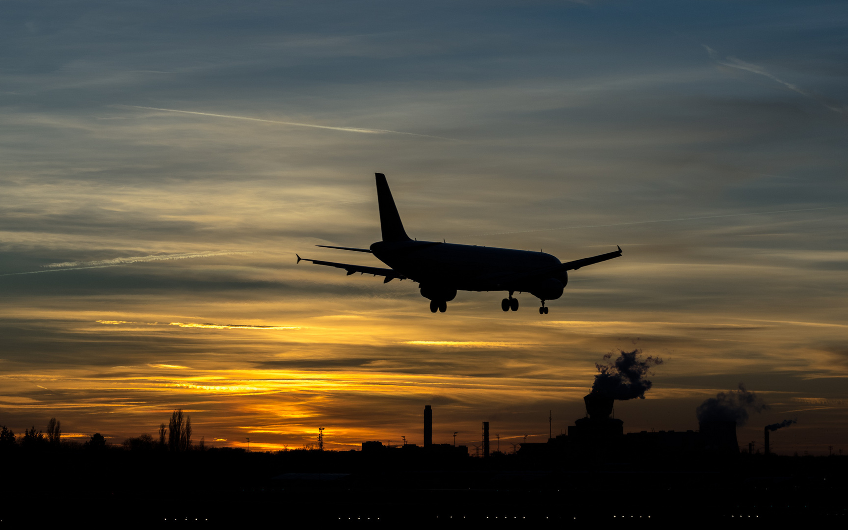 Flughafen Tegel Sunset