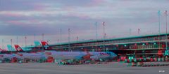 Flughafen Zürich - Anaglyphen 