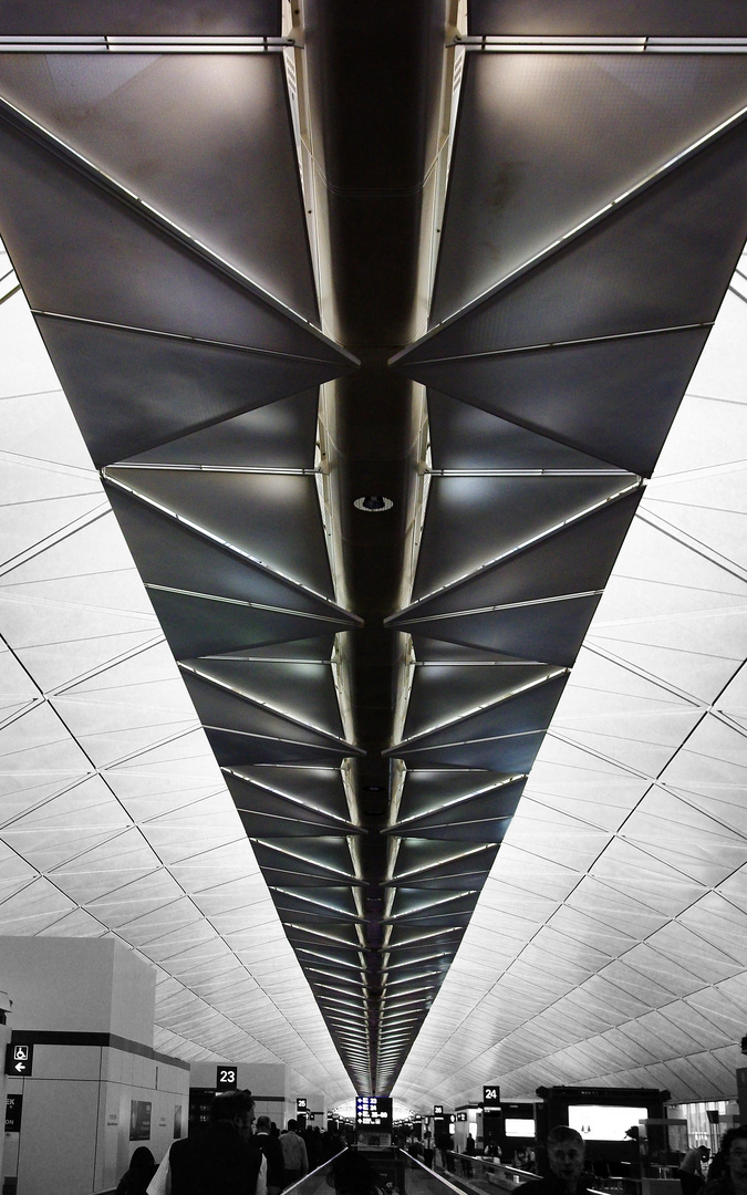 Flughafenhalle in HongKong
