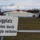 Flugplatz-Betreten verboten 