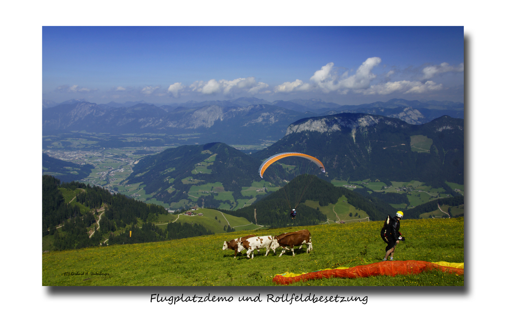 Flugplatzdemo und Rollfeldbesetzung