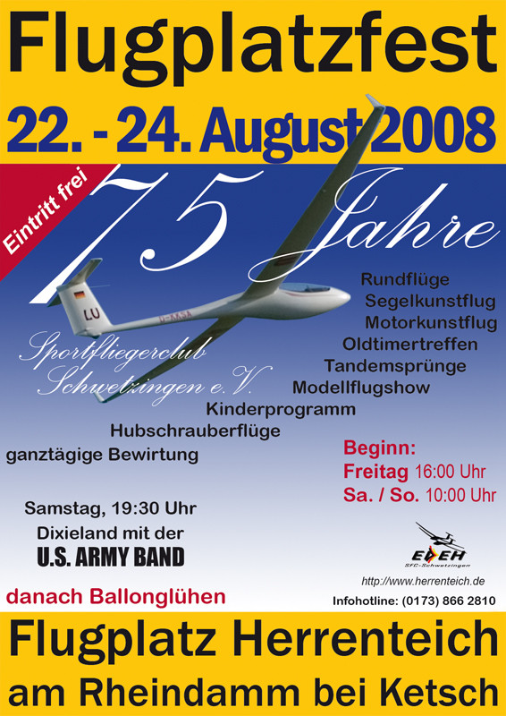 Flugplatzfest Herrenteich 22. - 24.08.2008