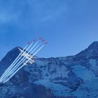 Flugshow an der Eigernordwand