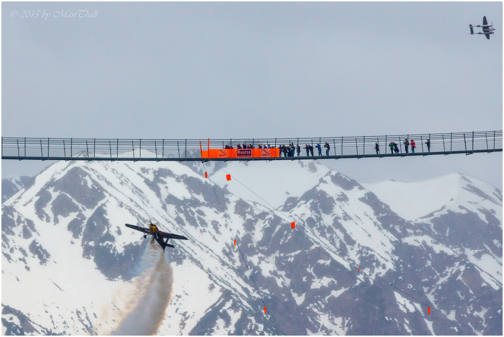 Flugshow an der Highline 179.