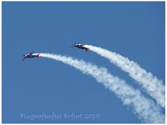 Flugshow beim Flughafenfest Erfurt