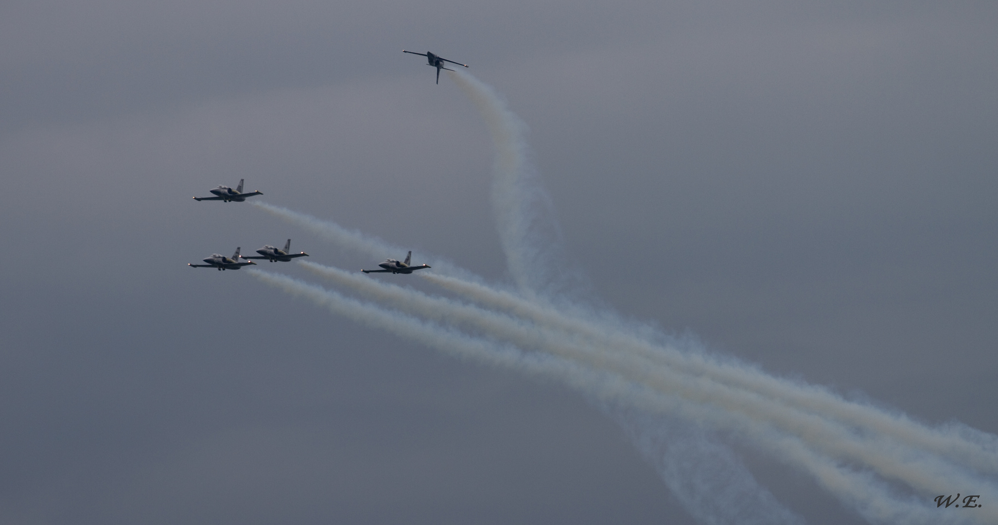 Flugshow Emmen_240710 / 3 / Breitling Jet Team "Albatros L-39"