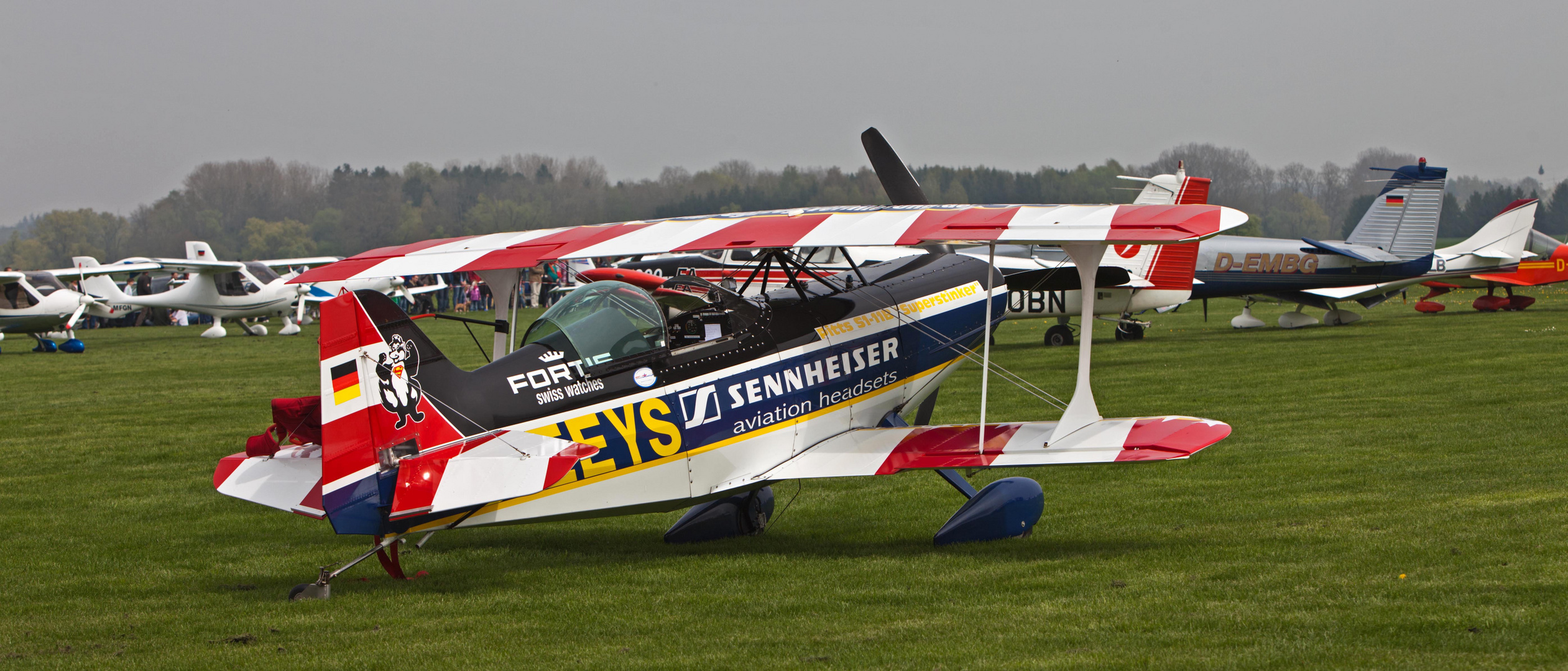 Flugtag in Erbach leider ohne blauen Himmel