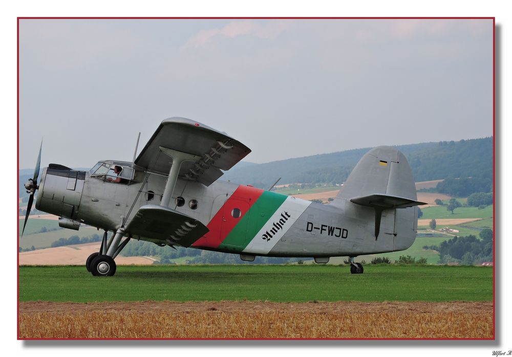 Flugtag in Uslar 2014 ; Antonov AN 2 ;