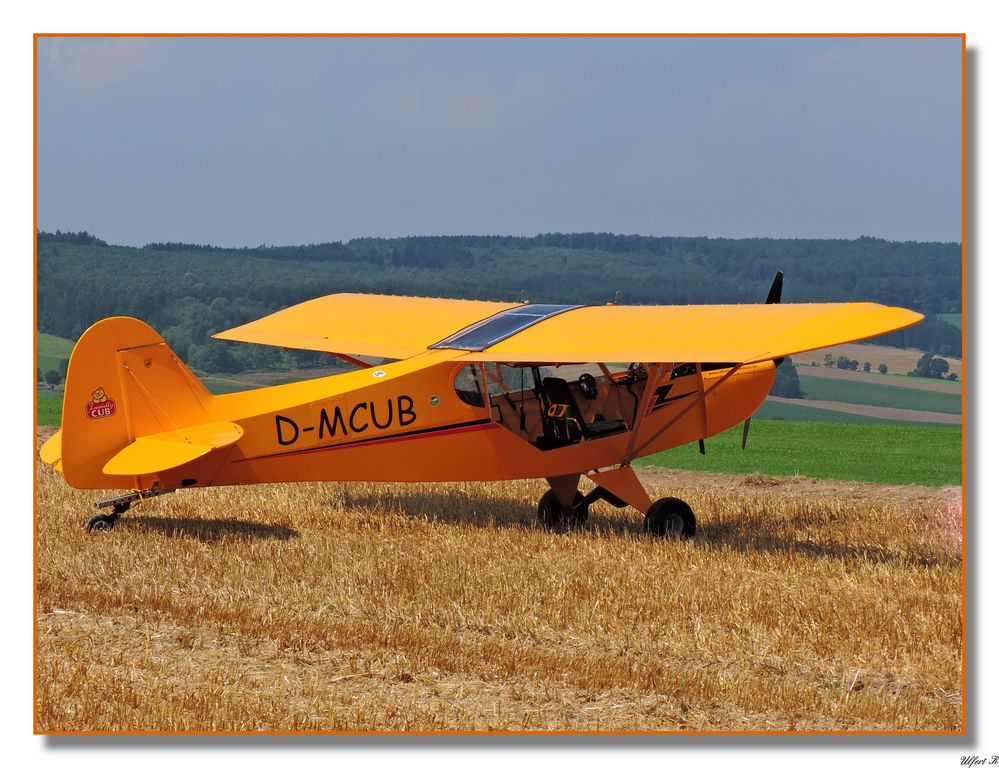 Flugtag in Uslar 2014 ; Cub-Nachbau.