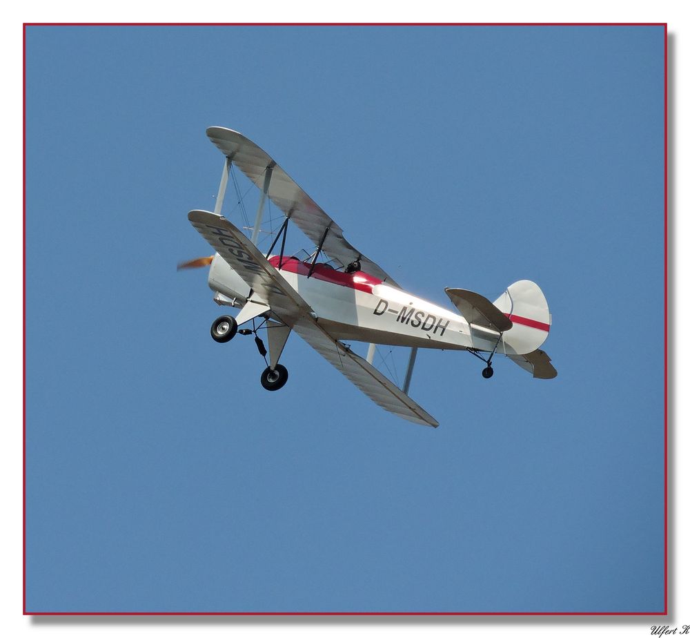 Flugtag in Uslar 2014 ; Kiebitz beim überflug