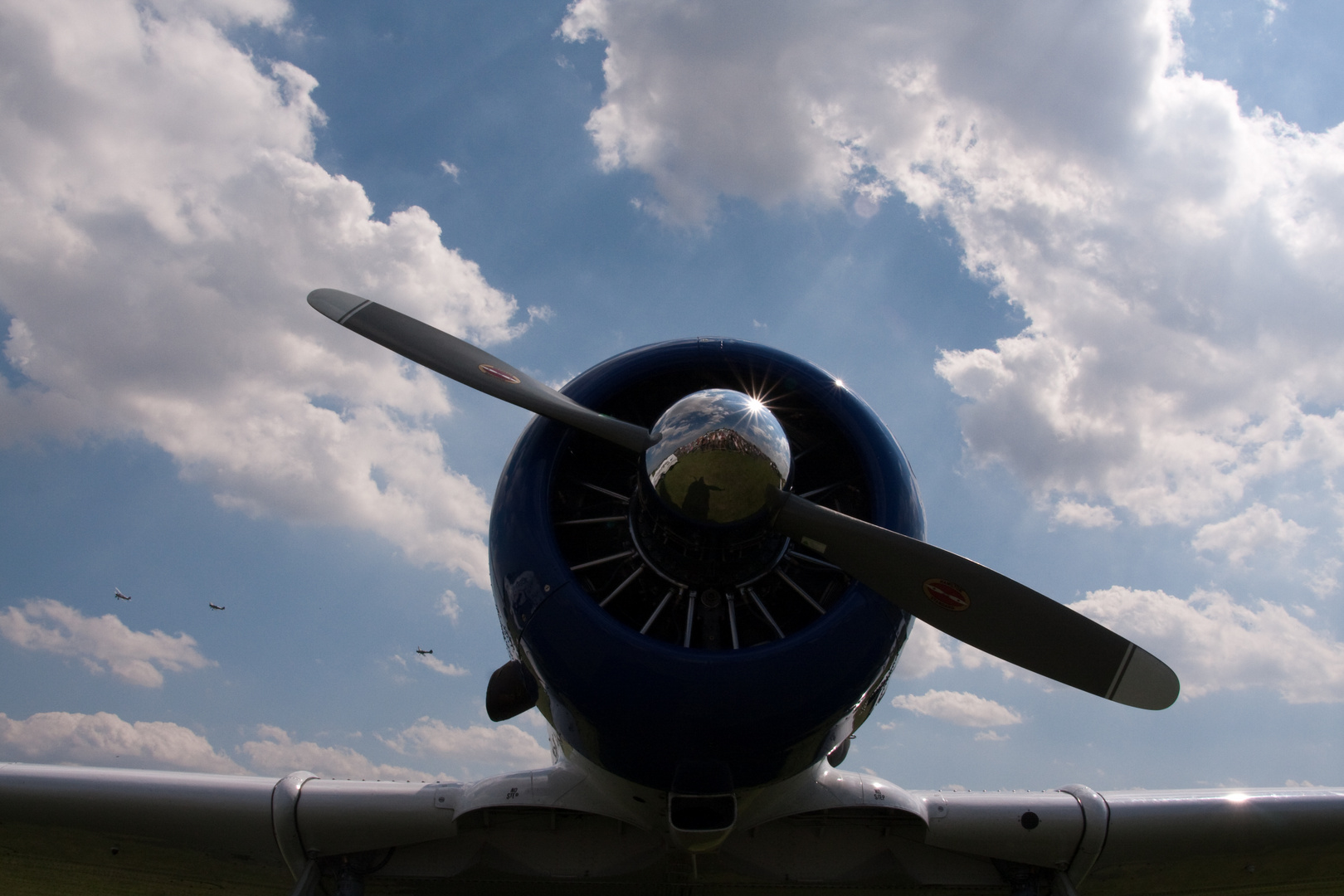 Flugtage Lohne / North American T-6 Frontansicht