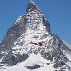 Flugverkehr am Matterhorn