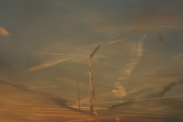 Flugverkehr am Morgen