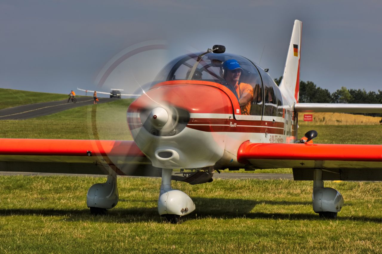 Flugzeug am Start