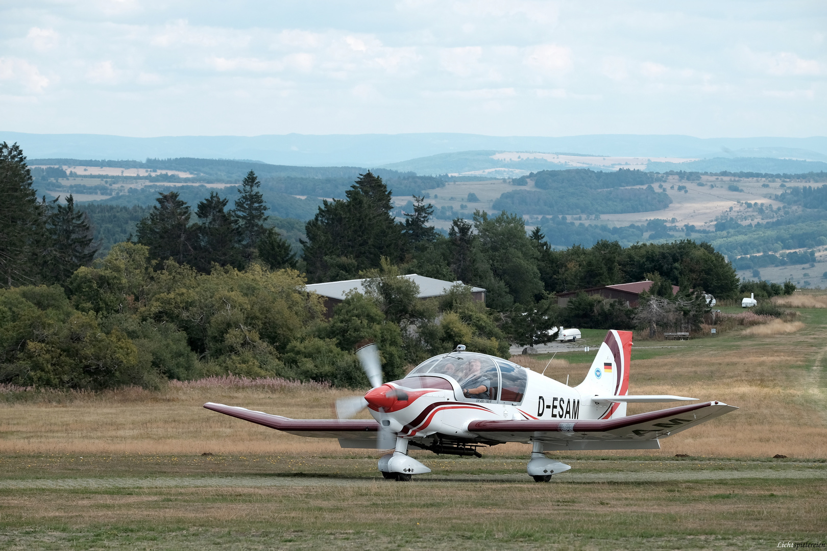 Flugzeug auf der Wasserkuppe