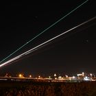 Flugzeug bei Nacht