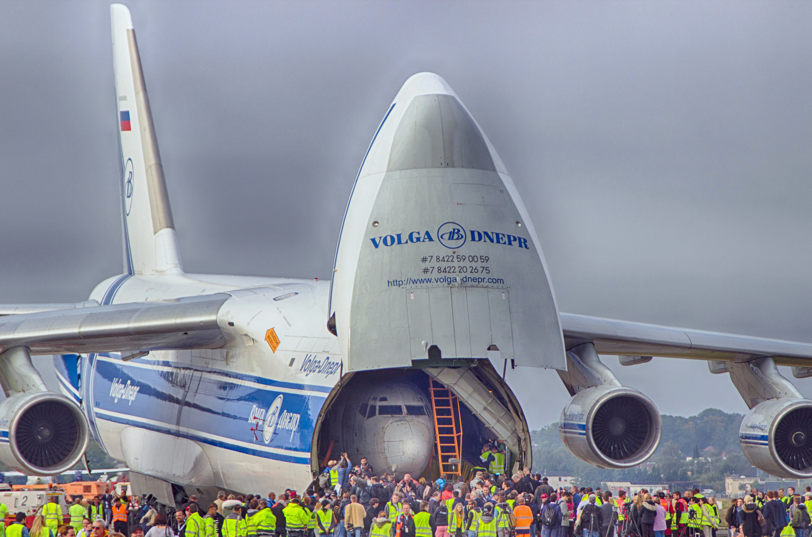 Flugzeug im Bauch