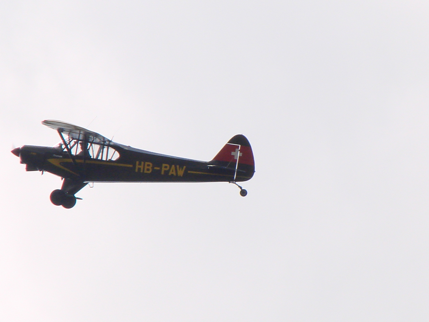 Flugzeug im nichts