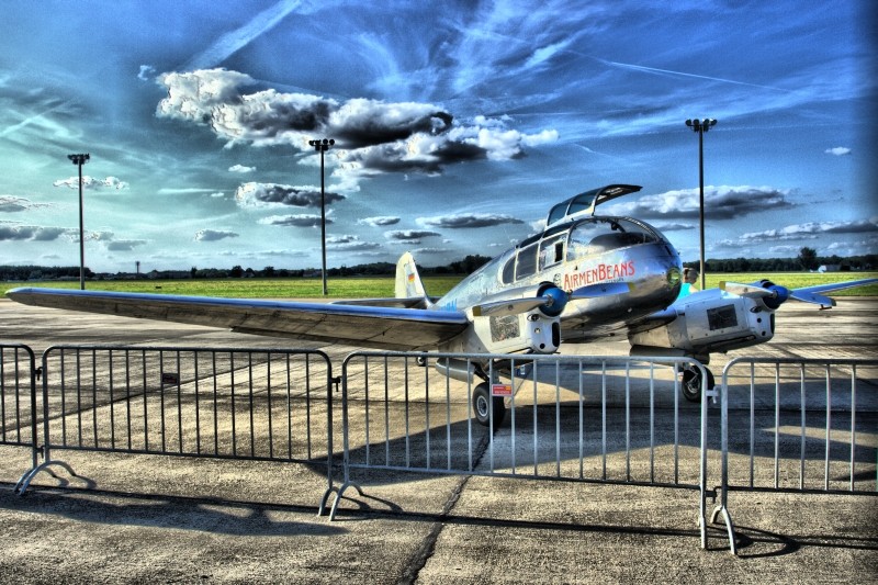 Flugzeug in HDR
