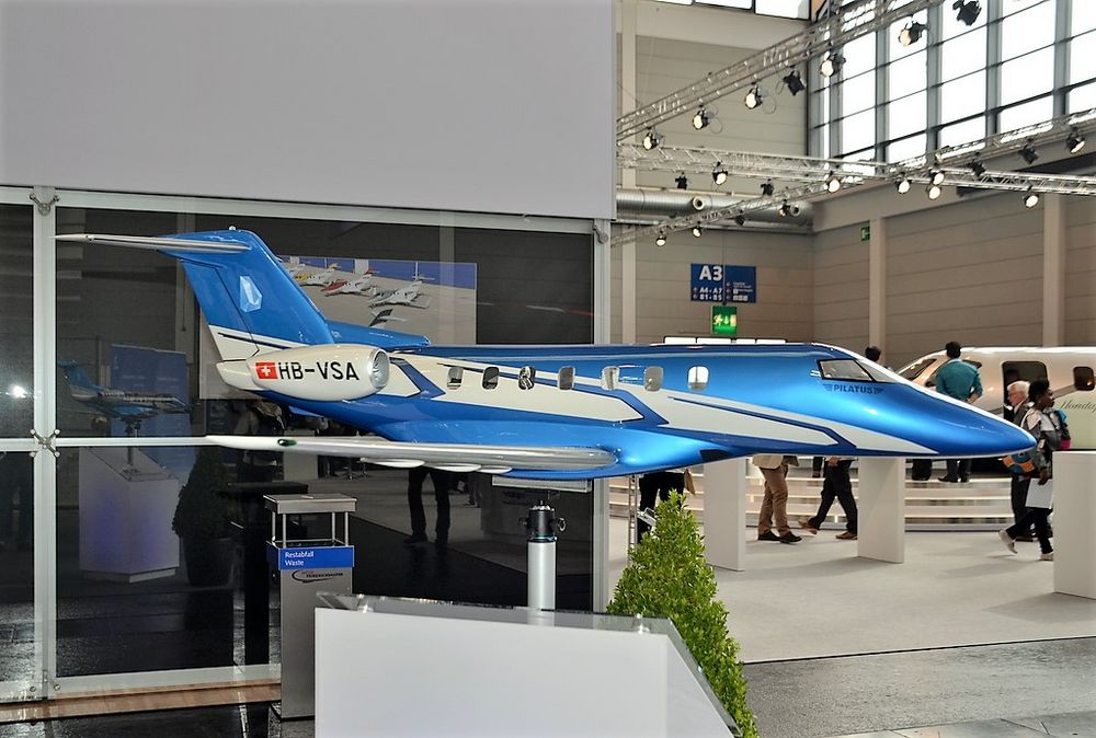 Flugzeug- Messe Friedrichshafen