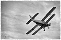 Flugzeug über dem Strand von Varadero