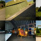 Flugzeuge, Hubschrauber, Hangar