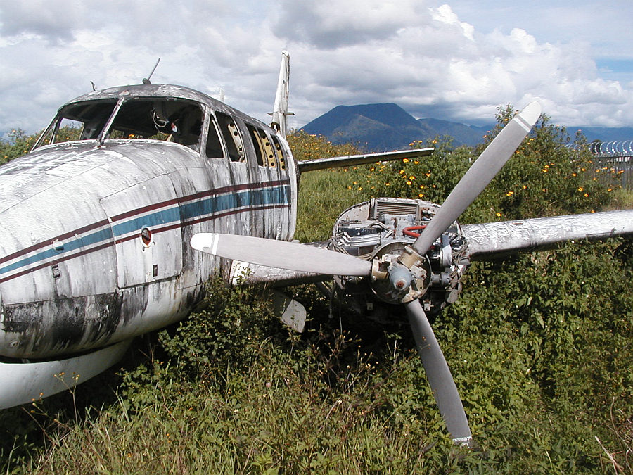 Flugzeugwrack in Papua Neu Guinea (Mt.Hagen)