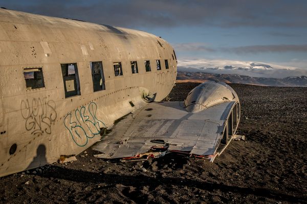 Flugzeugwrack Island