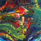 Fluid Painting - Abstrakte Malerei in Acryl