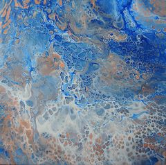 Fluid Painting - Abstrakte Malerei in Acryl