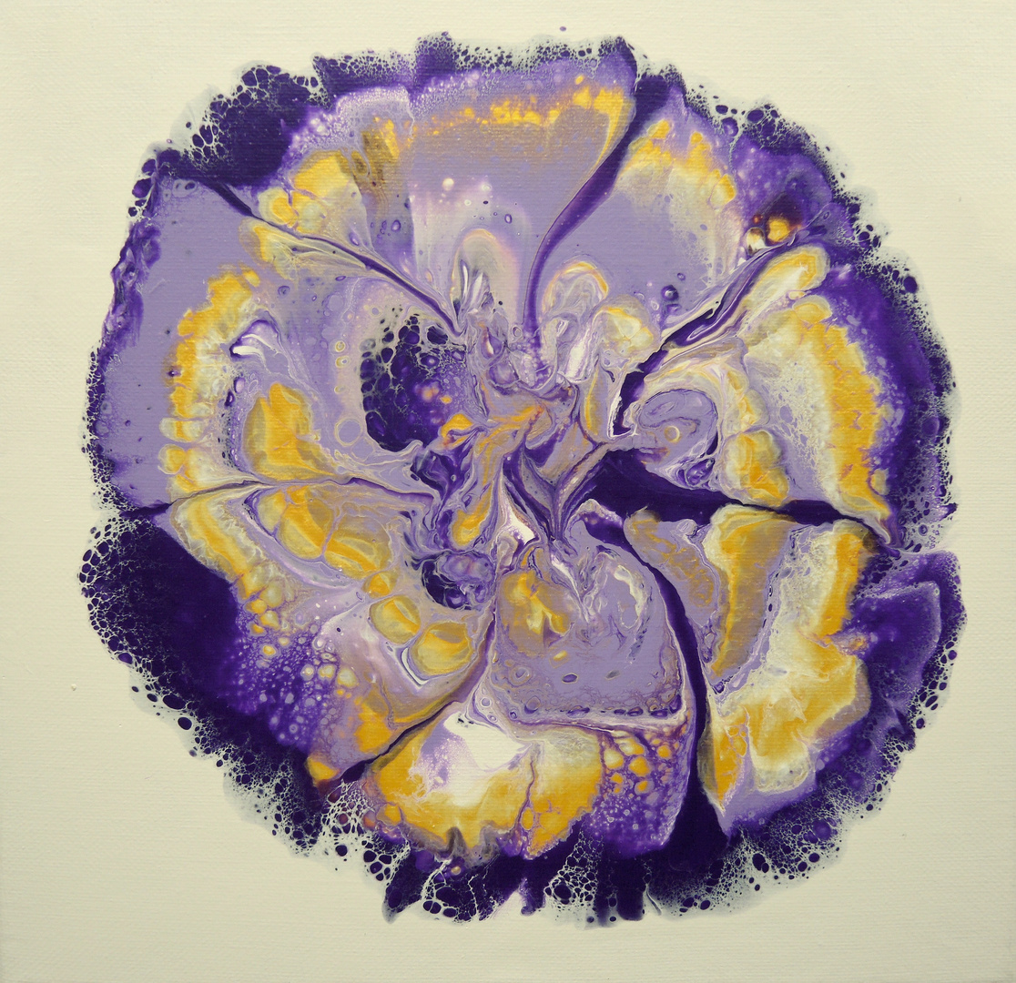 Fluid Painting - Abstrakte Malerei in Acryl