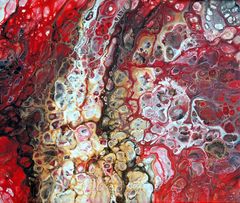 Fluid Painting - Abstrakte Malerei in Acryl