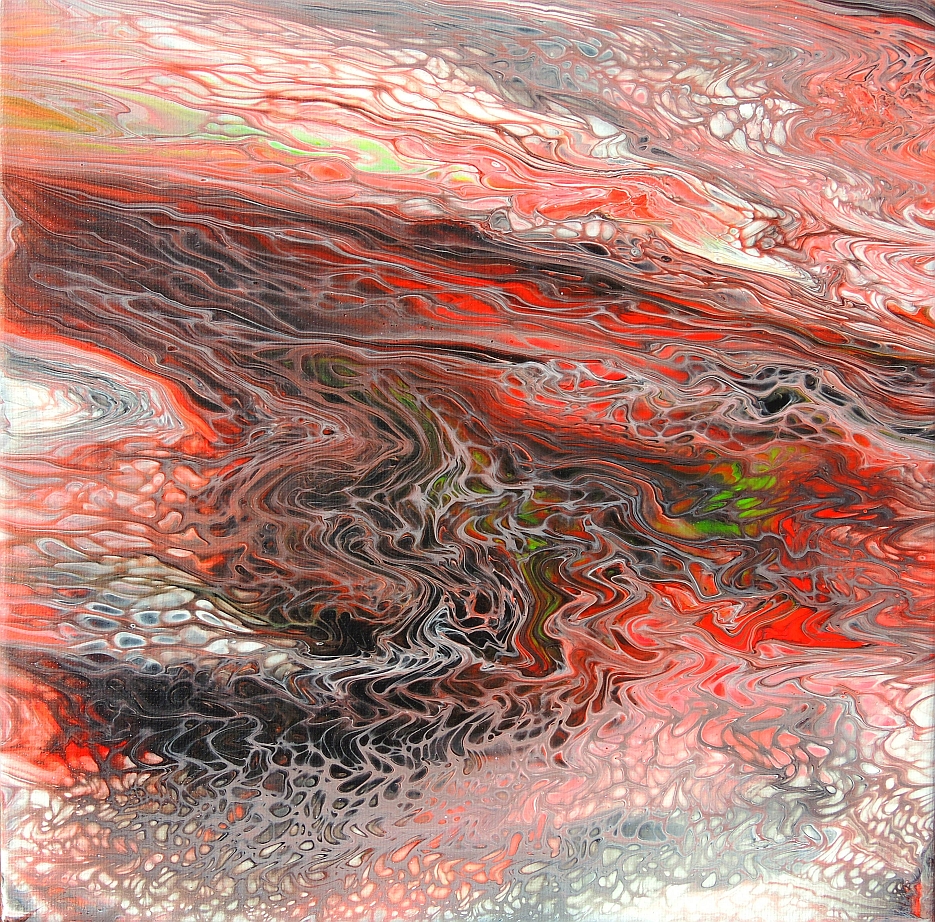 Fluid Painting - Abstrakte Malerei in Acryl