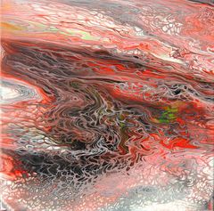 Fluid Painting - Abstrakte Malerei in Acryl