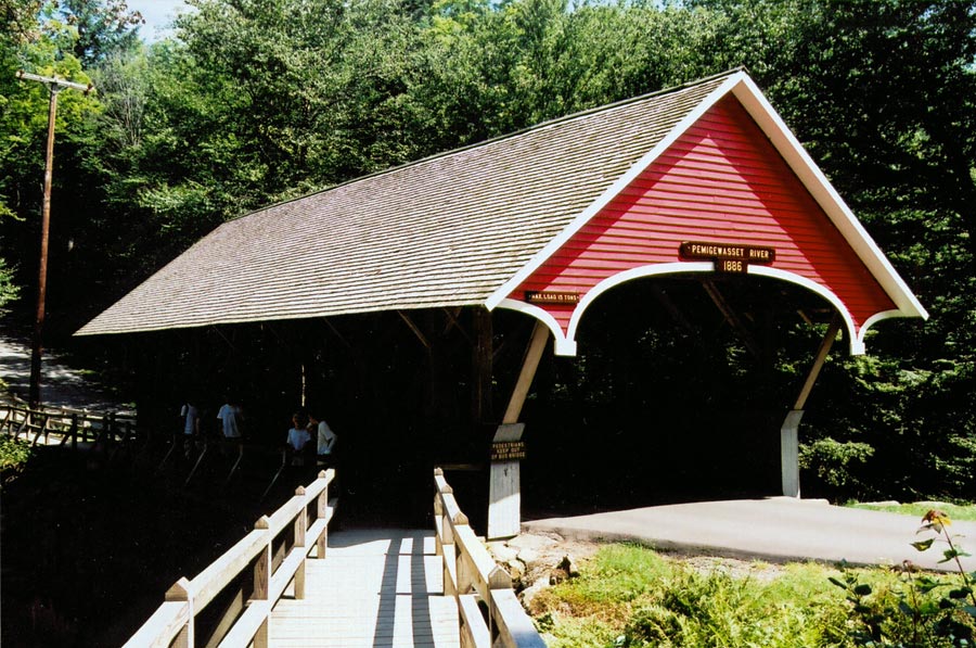 "Flume Bridge" over Pemigewasset River