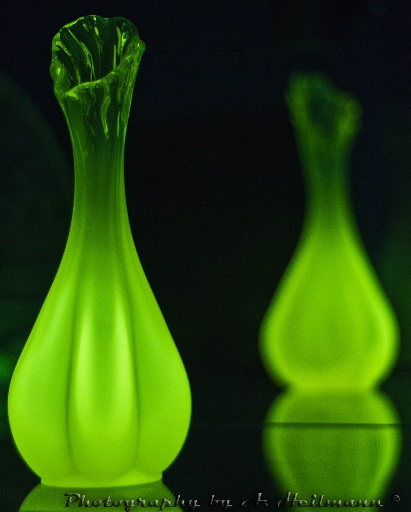 fluoreszierende Vase