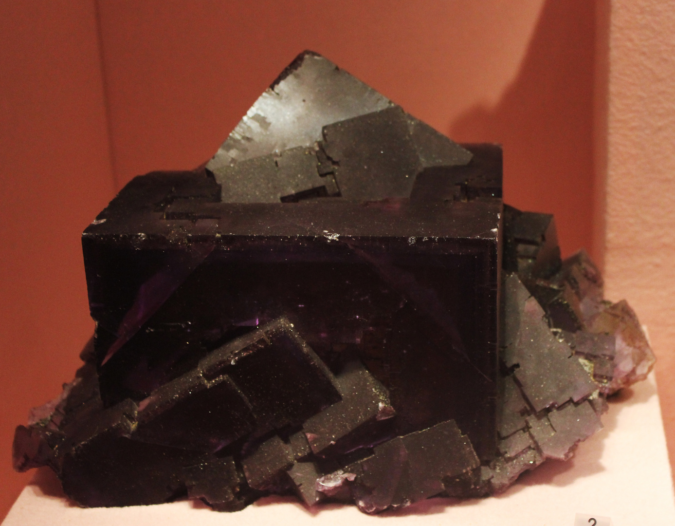 Fluorite @ Mineralogisches Museum Hamburg IIIa