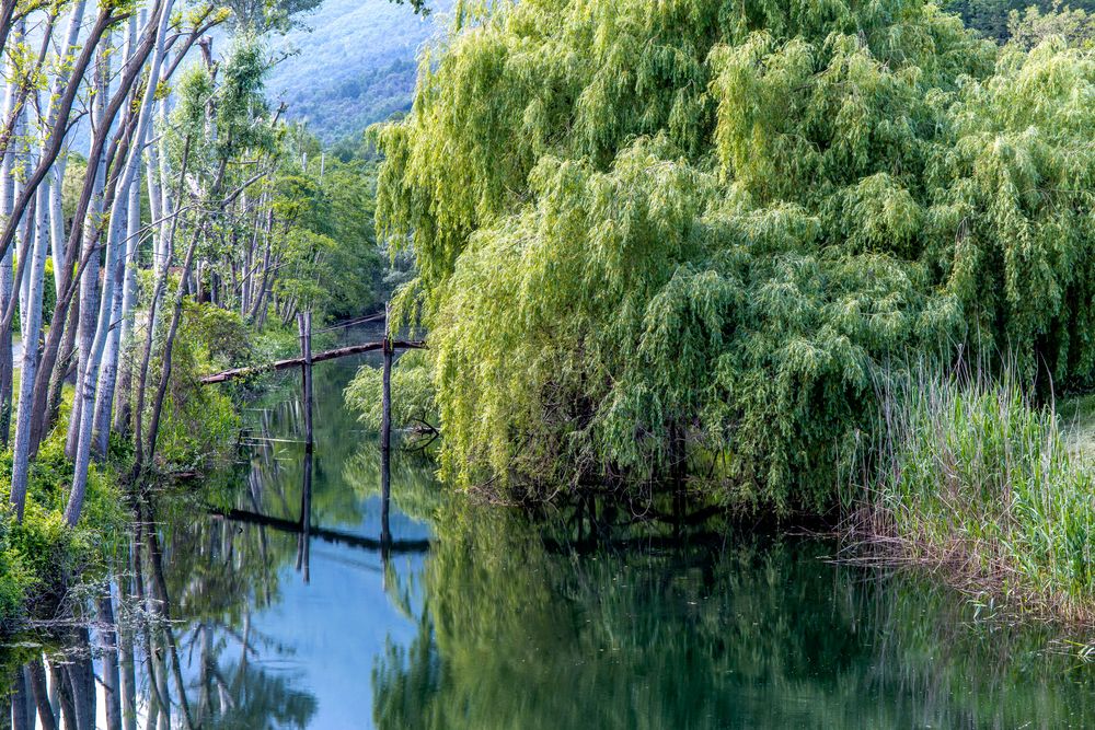 Fluss am Lago de Mergozzo